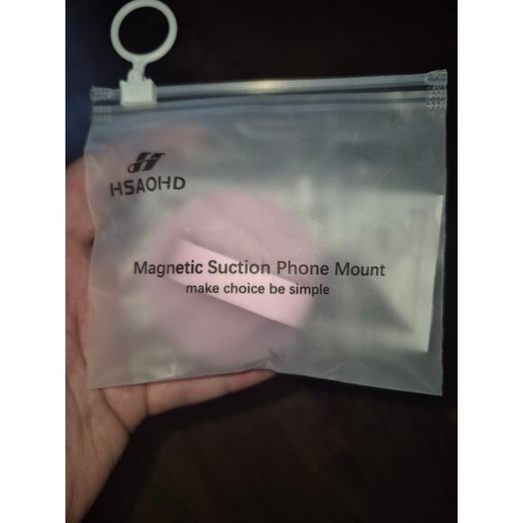 Magnetic Phone Grip Holder MagSafe Ultra Thin Silicone Light Solid Pink sb 31 - Picture 6 of 6